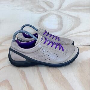 Ecco - Biom Fjuel Train - Golf Shoes - Tan/Purple - Women's - 10